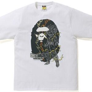 White Graphic Tee with Anime Design